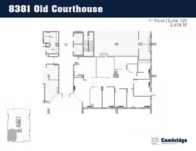 8381 Old Courthouse Rd, Vienna, VA à louer Plan d’étage- Image 1 de 1