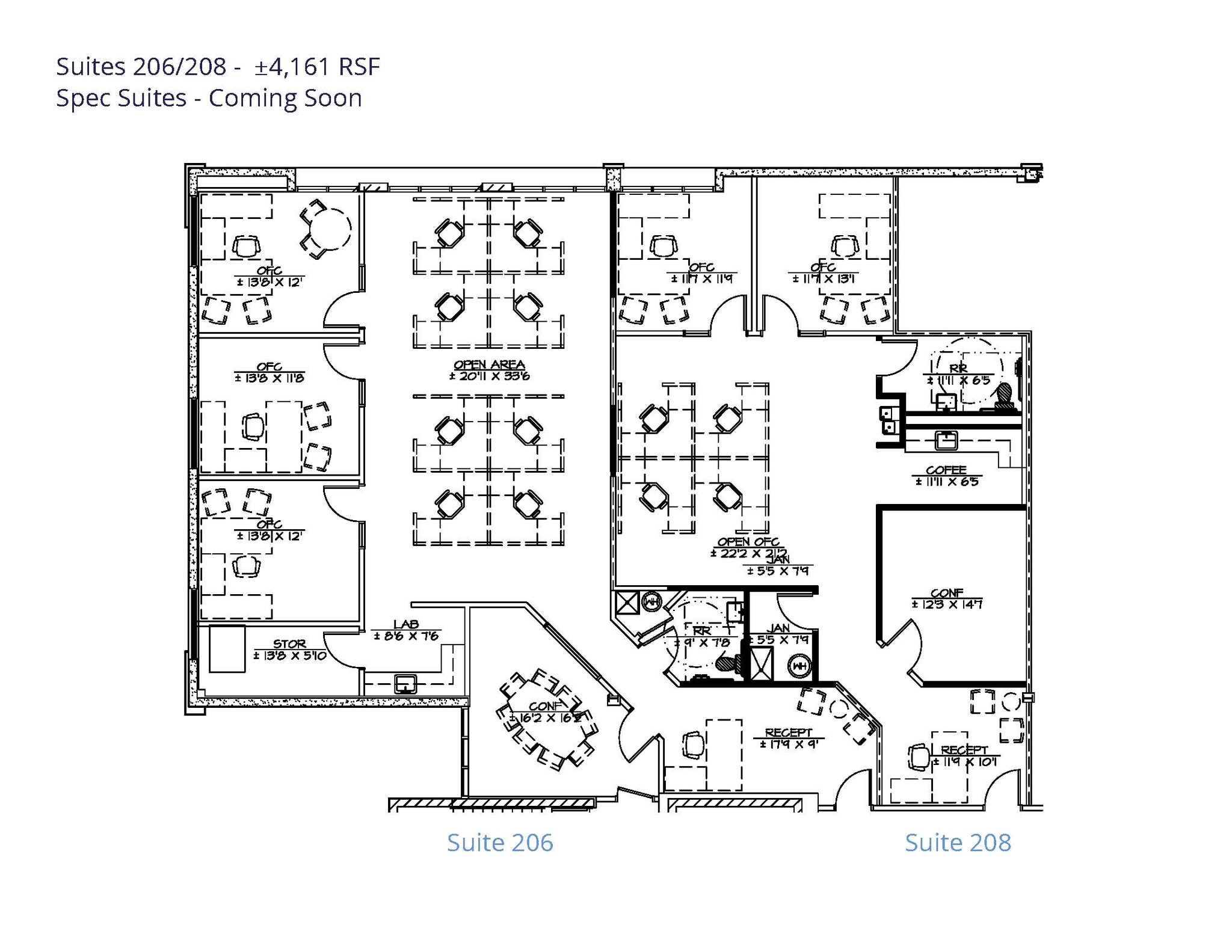 4602 N 16th St, Phoenix, AZ à louer Plan d’étage- Image 1 de 1
