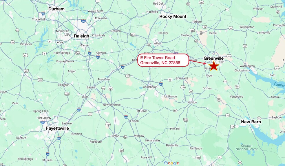 000 E Fire Tower Rd, Greenville, NC for lease - Building Photo - Image 2 of 4