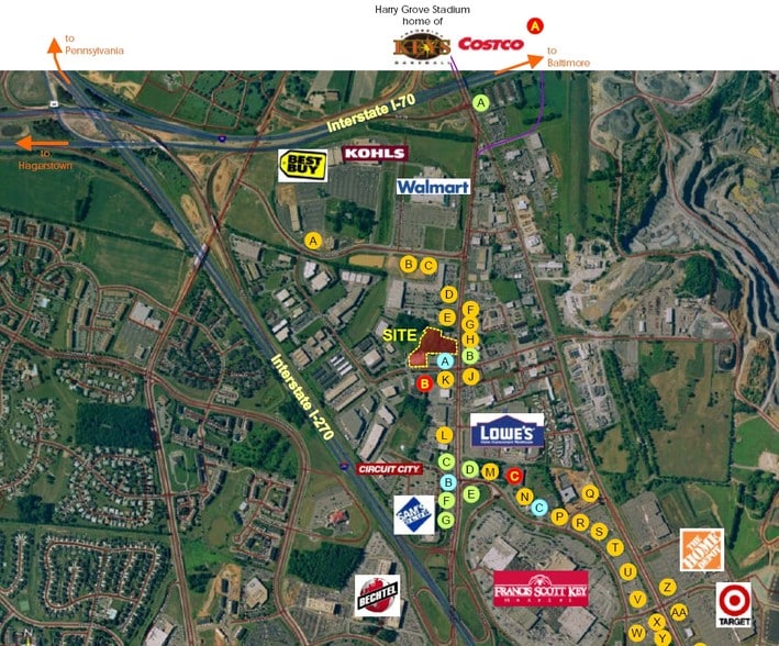 Buckeystown Pike, Frederick, MD for lease - Aerial - Image 3 of 4