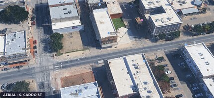 111 S Caddo St, Cleburne, TX - Aerial map view