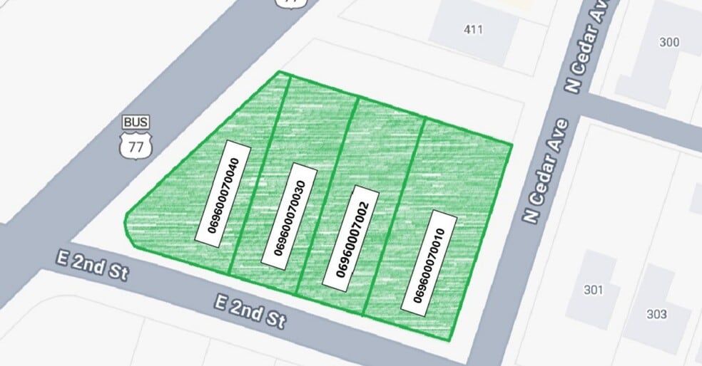 411 US-77 Bus, Bishop, TX for sale - Plat Map - Image 2 of 2