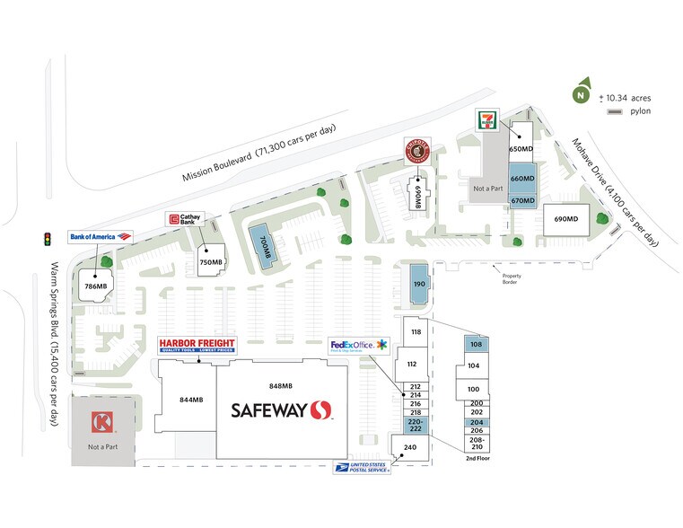 108-240 Francisco Ln, Fremont, CA à louer - Plan de site - Image 3 de 29