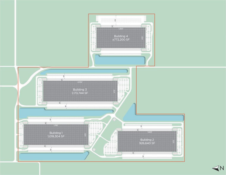 I-74 East Commerce Park 4, Indianapolis, IN for lease - Site Plan - Image 2 of 2