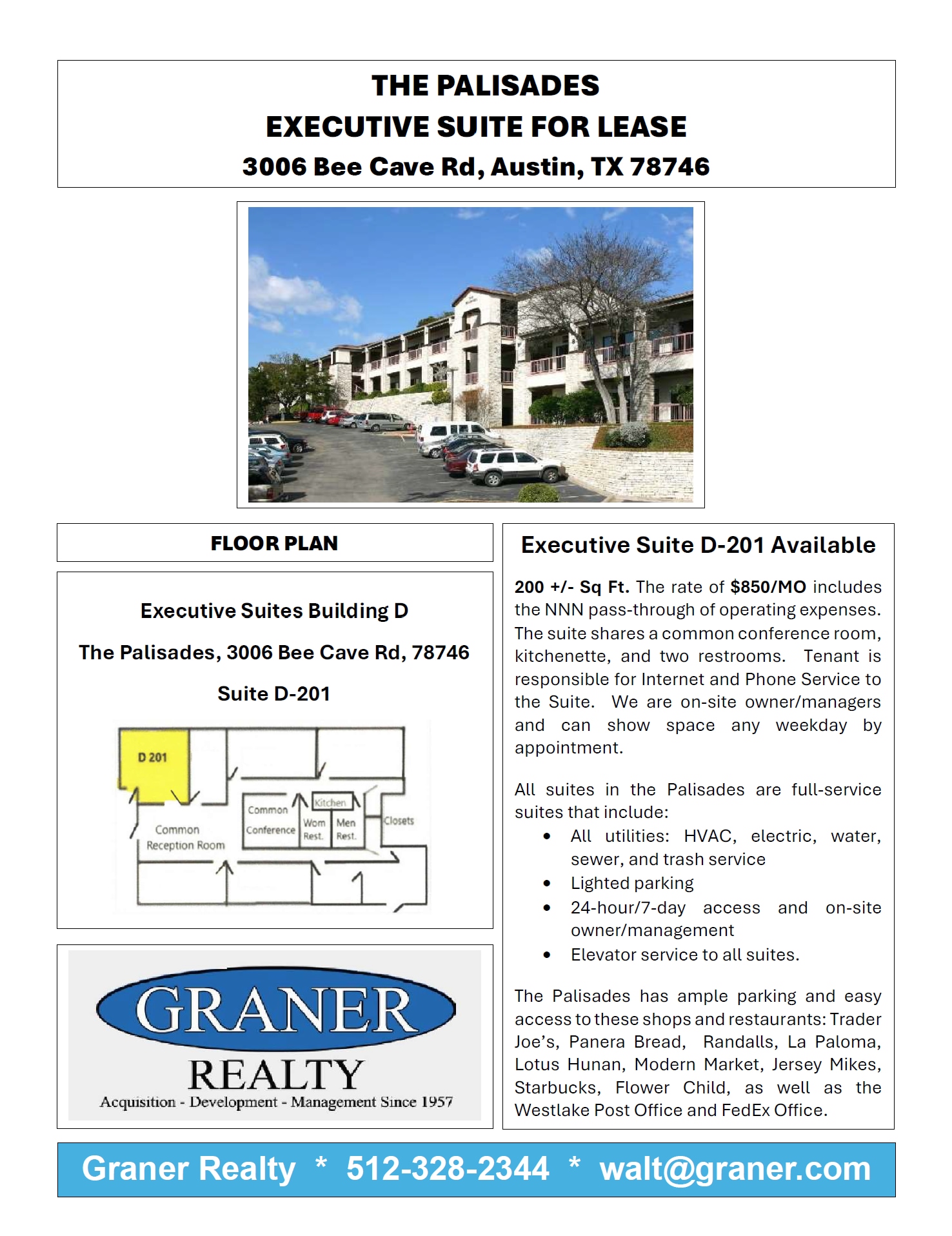 3006 Bee Caves Rd, Austin, TX for lease Floor Plan- Image 1 of 1