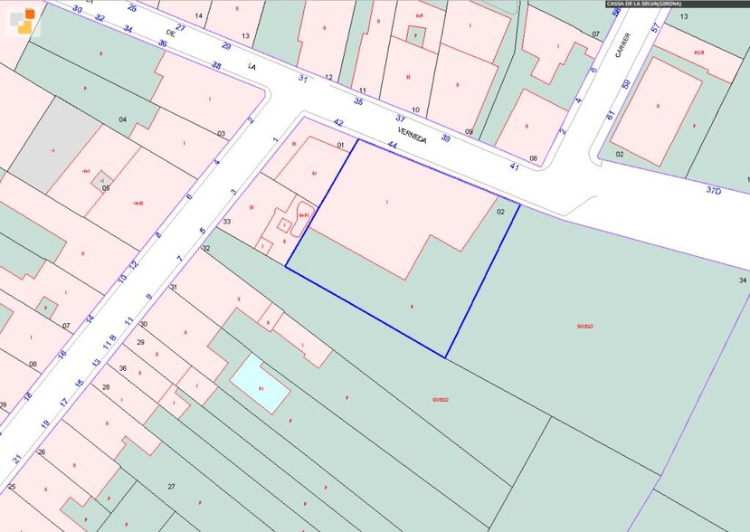 Land in Cassà de la Selva, Gerona for sale - Plat Map - Image 3 of 3