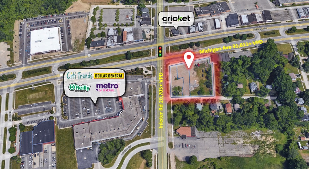 27341-27377 Michigan Ave, Inkster, MI for lease - Building Photo - Image 1 of 9