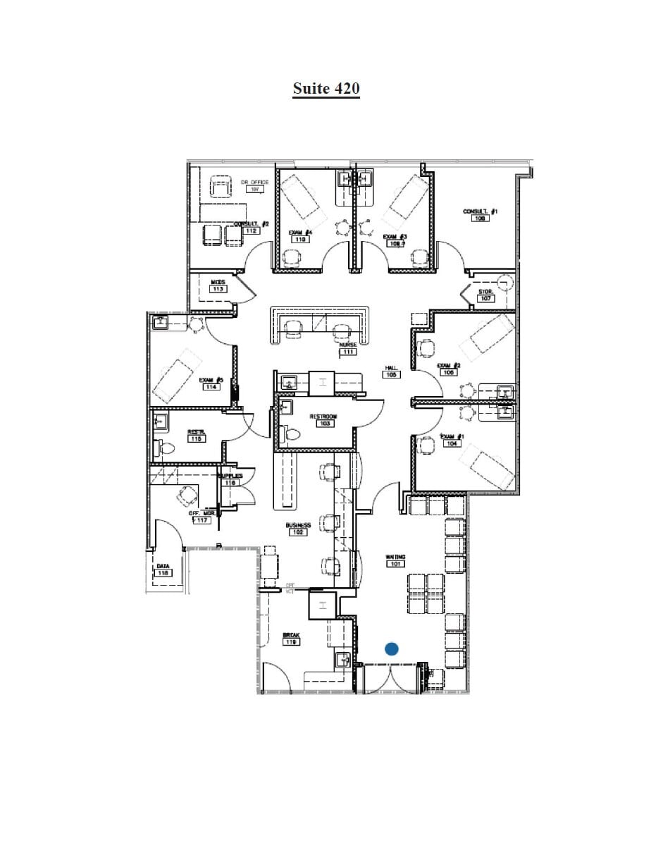 1397 Medical Park Blvd, Wellington, FL à louer Plan d’étage- Image 1 de 1