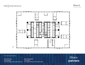 910 Louisiana St, Houston, TX à louer Plan d’étage- Image 1 de 1
