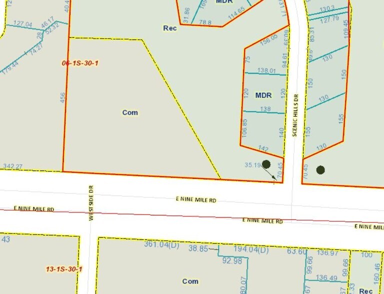 1500 Nine Mile, Pensacola, FL à vendre - Plan cadastral - Image 2 de 3