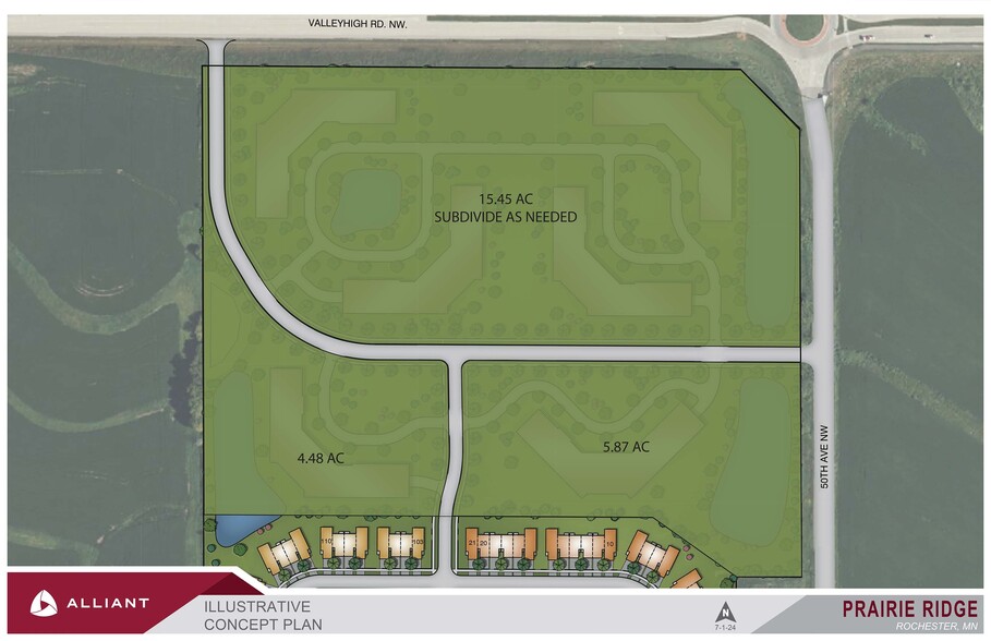 50th Ave, Rochester, MN à vendre - Plan cadastral - Image 3 de 4