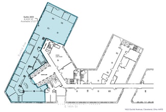 1400-1422 Euclid Ave, Cleveland, OH à louer Plan d’étage- Image 1 de 1