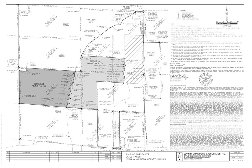 760 Gates Ln, Dongola, IL à vendre - Plan de site - Image 3 de 3