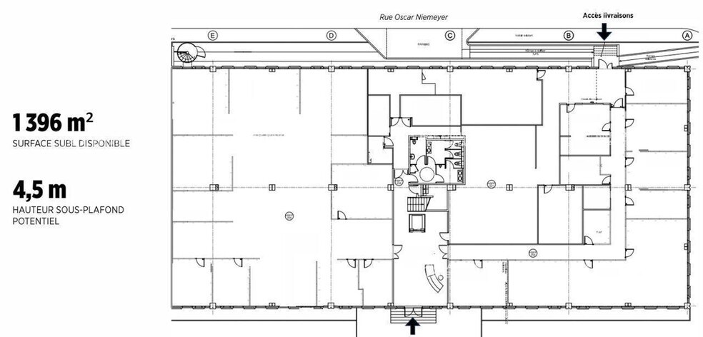 67-71 Rue De Montlhéry, Rungis à louer - Plan d’étage - Image 2 de 9