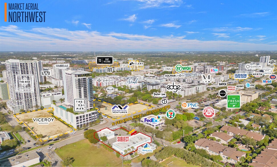 250 N Federal Hwy, Fort Lauderdale, FL for sale - Aerial - Image 3 of 8