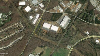 Aloha Way, Oakwood, GA - aerial  map view