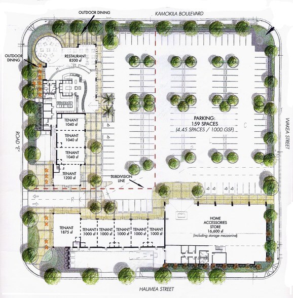 885 Kamokila Blvd, Kapolei, HI à louer - Plan de site - Image 2 de 4