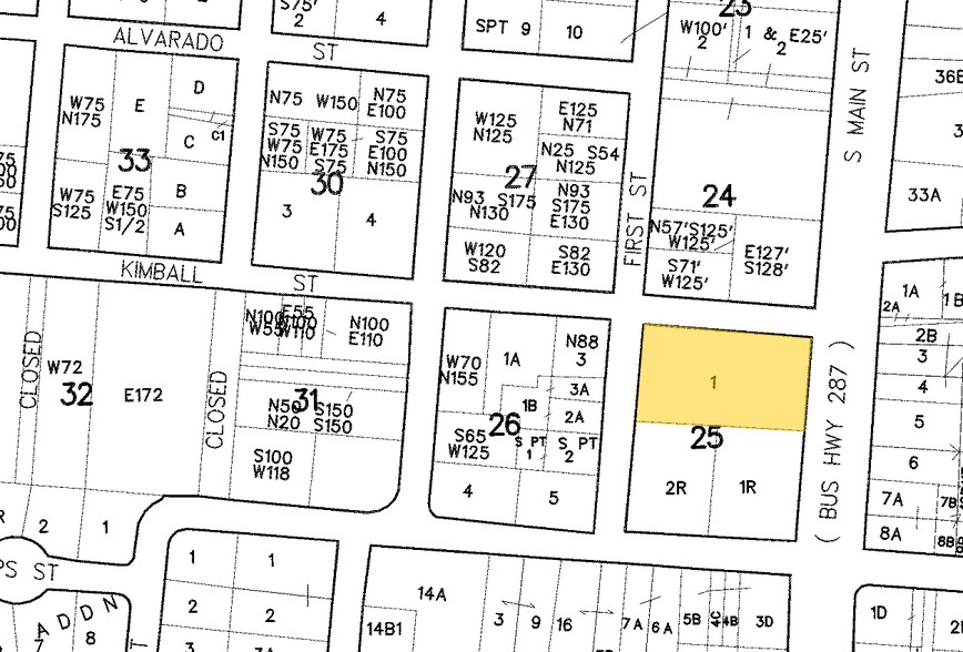 306 S Main St, Mansfield, TX à vendre - Plan cadastral - Image 3 de 18