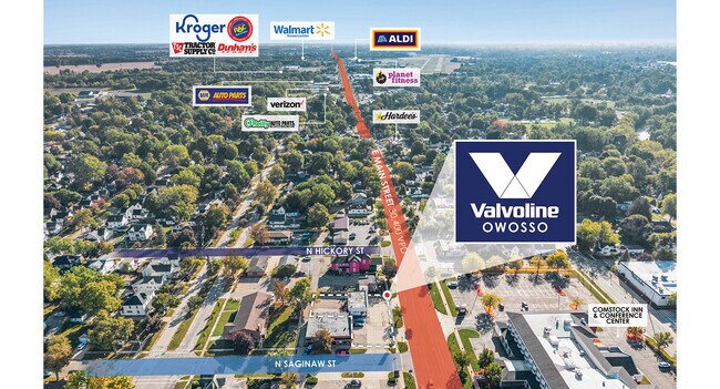 Plus de détails pour 301 E Main St, Owosso, MI - Commerce de détail à vendre