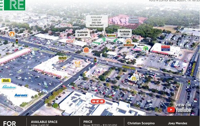 Plus de détails pour 9515 N Lamar Blvd, Austin, TX - Commerce de détail à louer