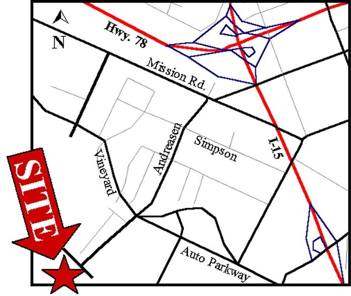 2121 Chablis Ct, Escondido, CA à louer - Plan de site - Image 2 de 6