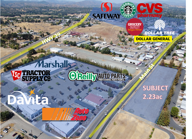 Plus de détails pour 1900 S Main St, Lakeport, CA - Terrain à vendre