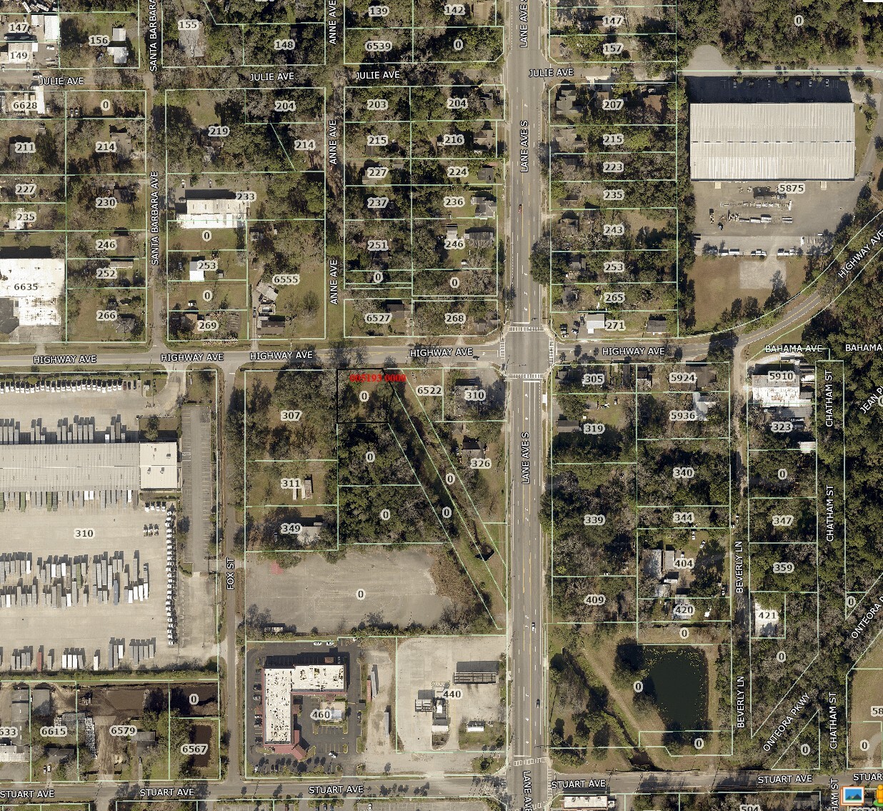0 Hwy Ave, Jacksonville, FL for lease Plat Map- Image 1 of 3