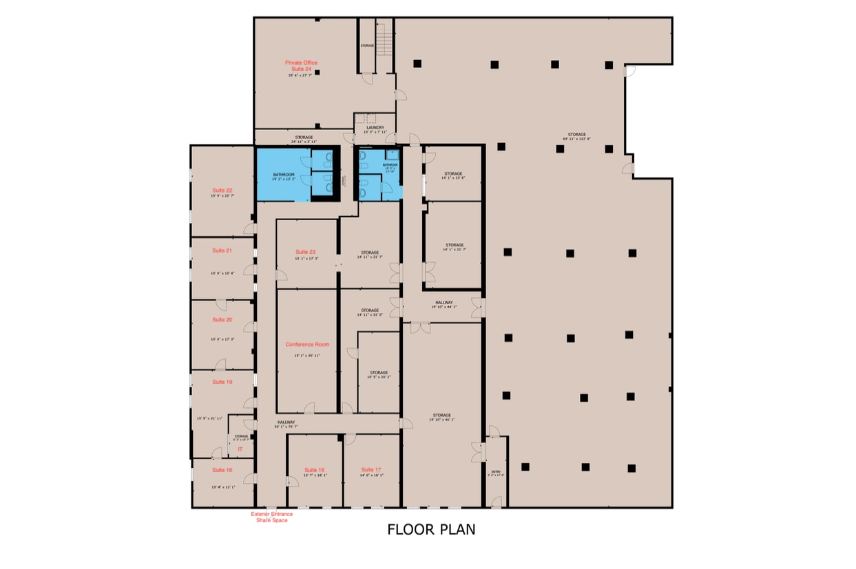221 E Van Buren Ave, Harlingen, TX for lease Floor Plan- Image 1 of 1