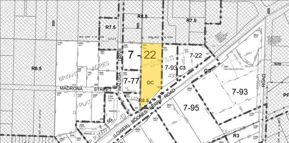 16463 Boones Ferry Rd, Lake Oswego, OR à vendre - Plan cadastral - Image 3 de 6