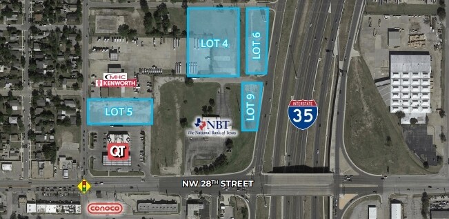 NWQ I35 W and NW 28th St, Fort Worth, TX for sale - Aerial - Image 2 of 4