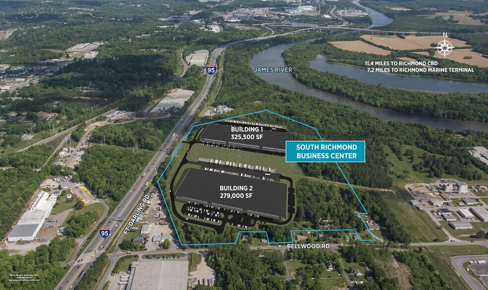 1930 Bellwood Rd, Richmond, VA à louer - Aérien - Image 3 de 3