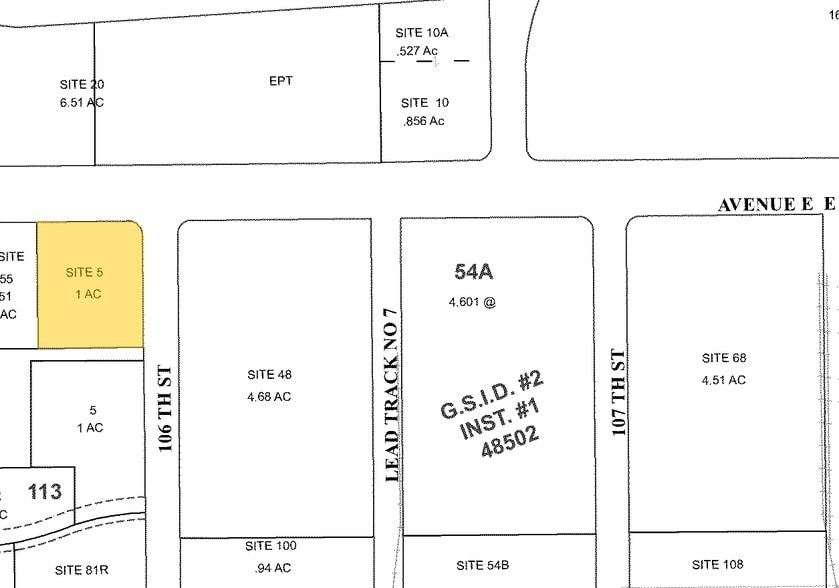 2730 E Avenue E, Arlington, TX for sale - Plat Map - Image 3 of 6