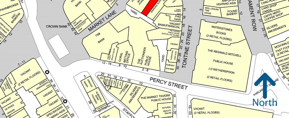 8 Tontine Sq, Stoke On Trent for lease - Plat Map - Image 2 of 2