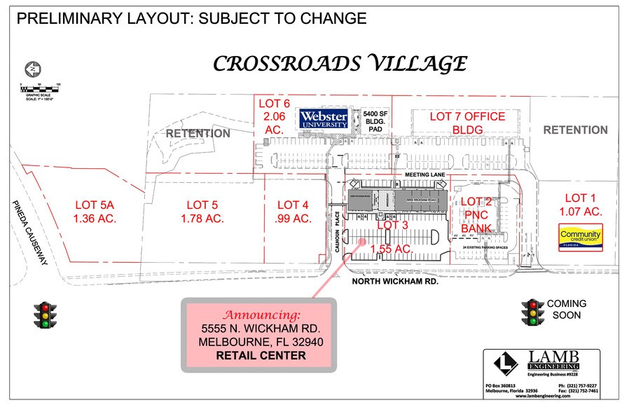 5555 N Wickham Rd, Melbourne, FL à louer - Photo du bâtiment - Image 2 de 8