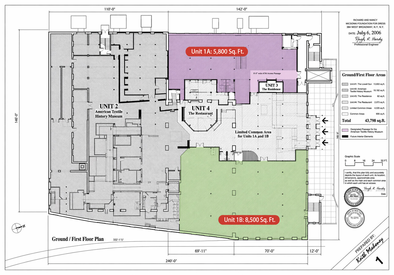 491 Dutton St, Lowell, MA 01854 - Unité 101A -  - Plan d’étage - Image 1 of 3