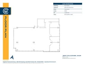 805 SW Broadway, Portland, OR à louer Plan de site- Image 1 de 1