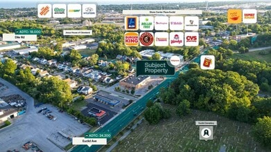 20485 Euclid Ave, Euclid, OH - AÉRIEN  Vue de la carte