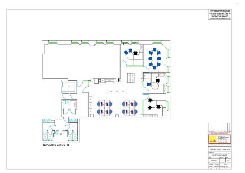 20 Renfield St, Glasgow à louer - Plan d’étage - Image 2 de 10