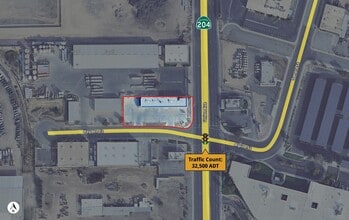 1401 Union Ave, Bakersfield, CA - AERIAL map view