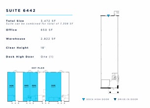 6420-6432 Warren Dr, Norcross, GA à louer Plan d’étage- Image 1 de 1
