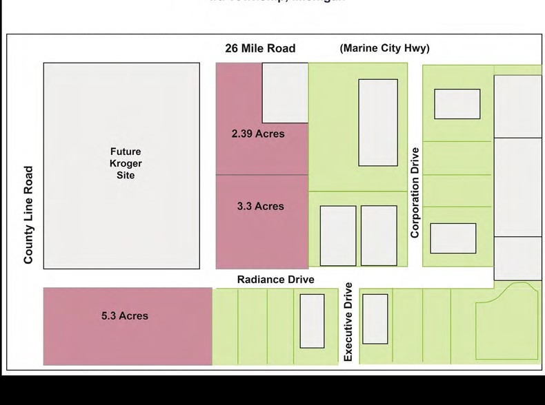 Radiance Dr, Ira, MI for sale - Site Plan - Image 2 of 2