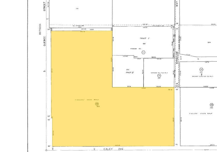 6200 S Quebec St, Greenwood Village, CO à louer - Plan cadastral - Image 2 de 12