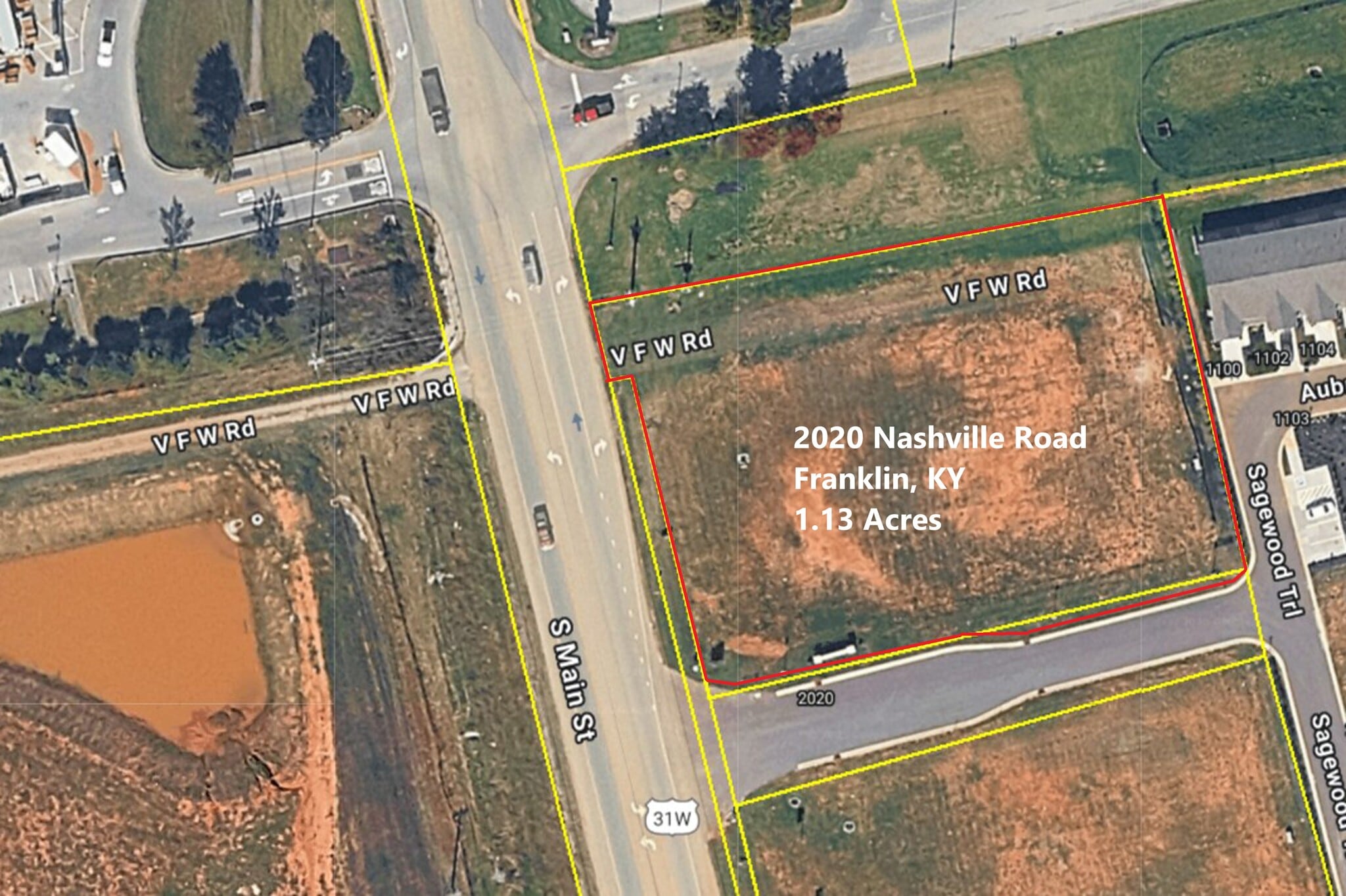 2020 Nashville Rd, Franklin, KY for sale Aerial- Image 1 of 5