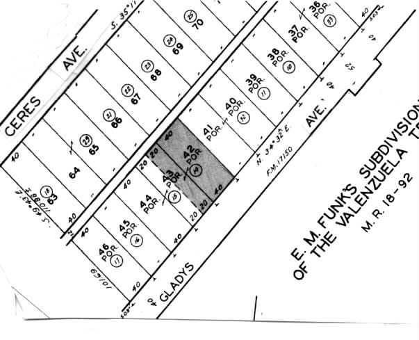 760 Gladys Ave, Los Angeles, CA à louer - Plan cadastral - Image 3 de 8