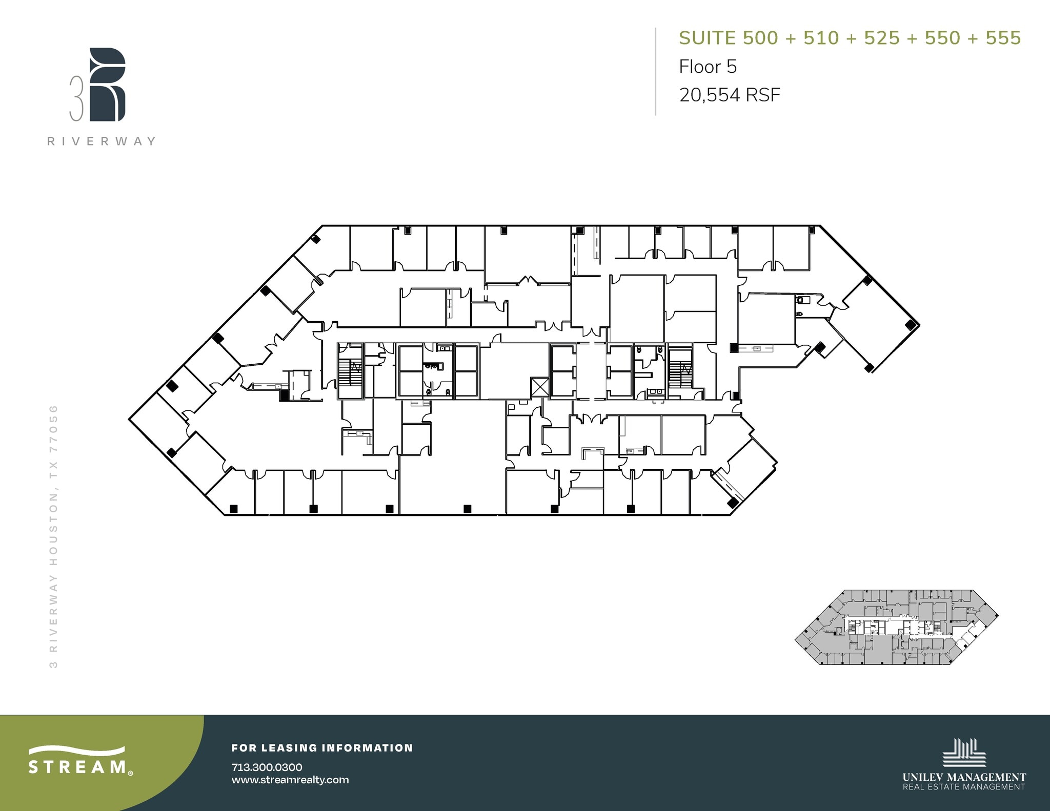 3 Riverway, Houston, TX for lease Floor Plan- Image 1 of 1