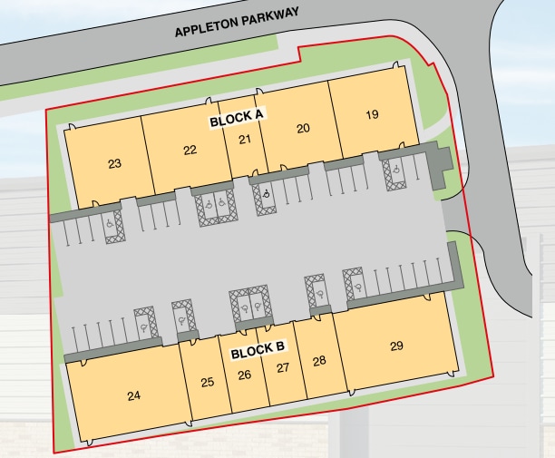 24-29 Appleton Pky, Livingston à louer Plan de site- Image 1 de 1
