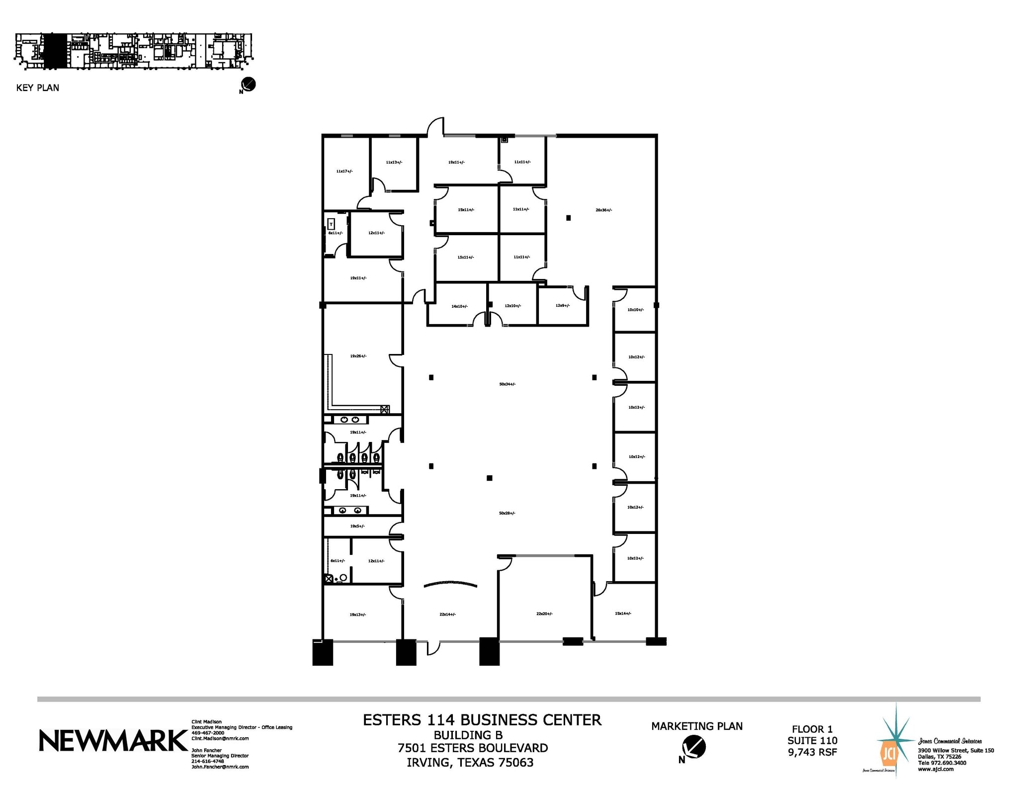 7501 Esters Blvd, Irving, TX for lease Floor Plan- Image 1 of 2