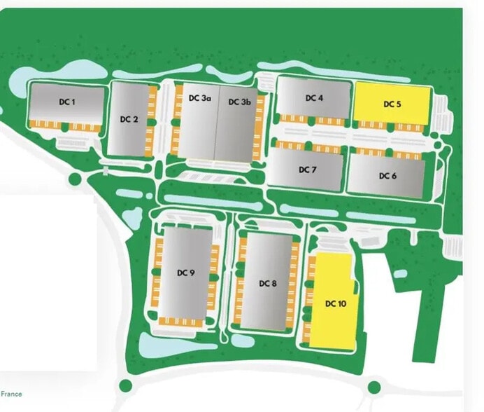 Industrial in Moissy-Cramayel for lease - Site Plan - Image 2 of 2