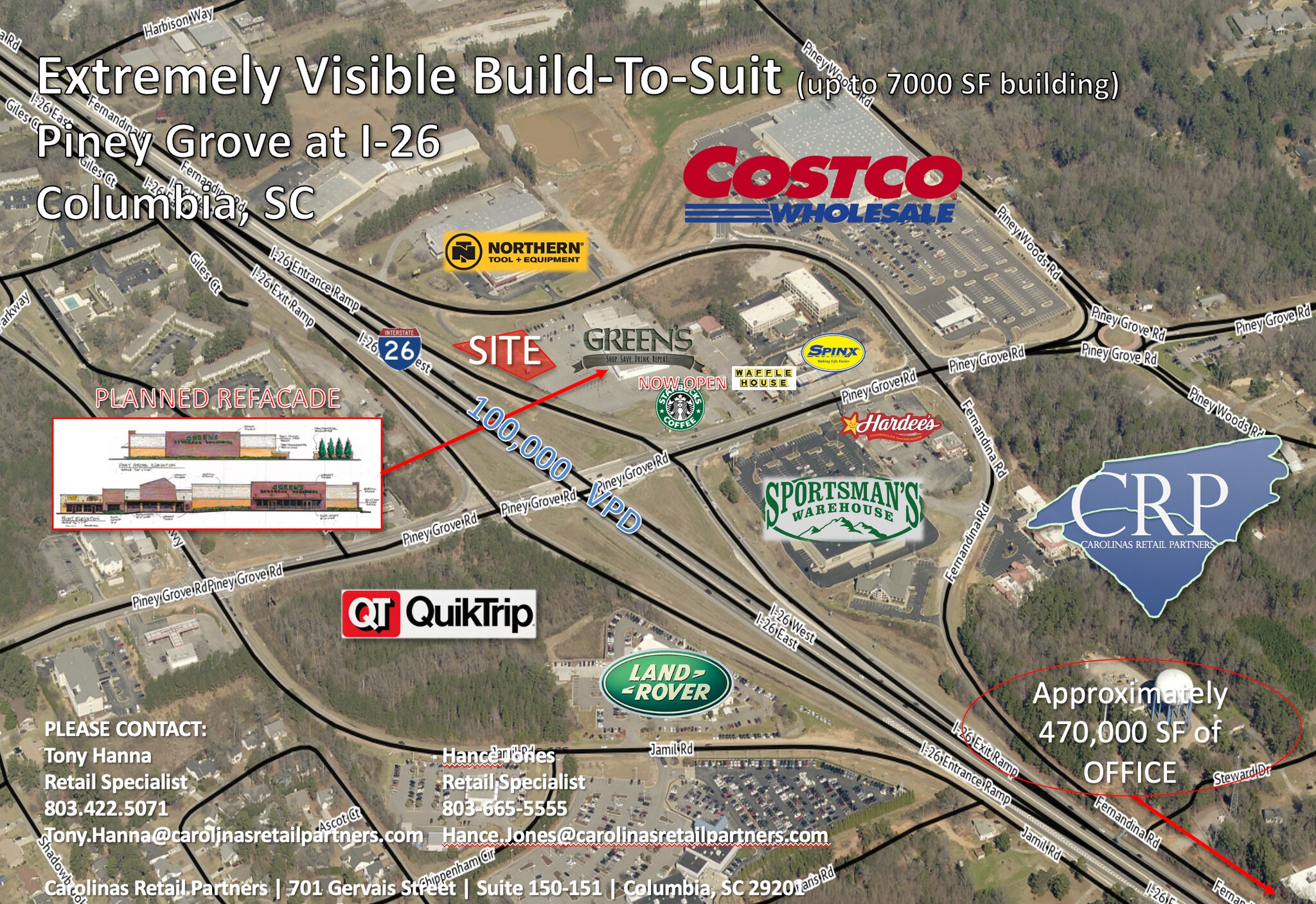 4014 Fernandina Rd, Columbia, SC for lease Aerial- Image 1 of 3