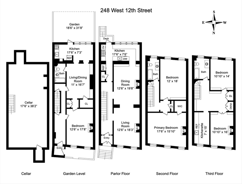 248 W 12th St, New York, NY à vendre - Plan d’étage - Image 3 de 13